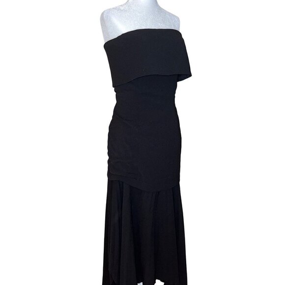 C/MEO COLLECTIVE Take Seriously Dress in Black Womens Long Maxi - Picture 7 of 14